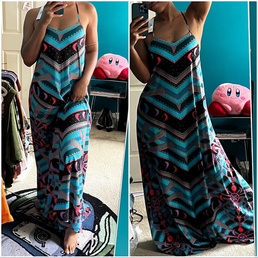 New! Mara Hoffman Lunar Eclipse Camisole Gown